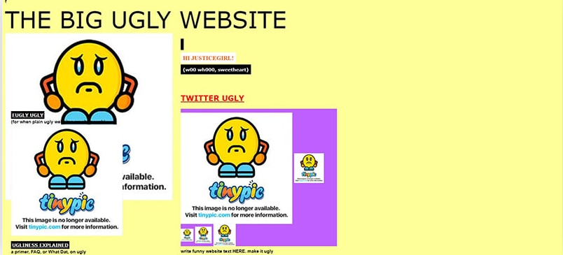 The Big Ugly Website